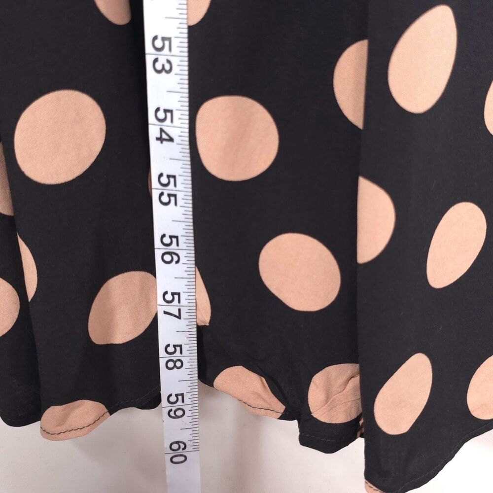 ANTHROPOLOGIE BEACH RIOT Women's New ELODIE Maxi Dress MEDIUM Polka Dot Flutter - Picture 5 of 13